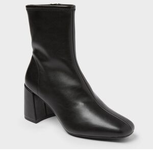 a new day Black Heeled Boots NWOT